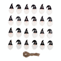 Chiffres sur pince pour Calendrier de l'Avent 2.8 x 4.5 cm Lutin - Rayher - Rougier et Plé