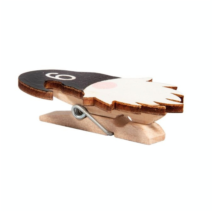 Chiffres sur pince pour Calendrier de l'Avent 2.8 x 4.5 cm Lutin - Rayher - Rougier et Plé