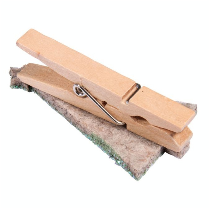 Sapin de Noël sur pince 5.2 cm 6 pcs - Rayher - Rougier et Plé