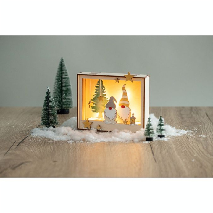 Cadre en bois 3D à monter Kit Lutin 15.5 x 3.8 x 12.5 cm - Rayher - Rougier et Plé