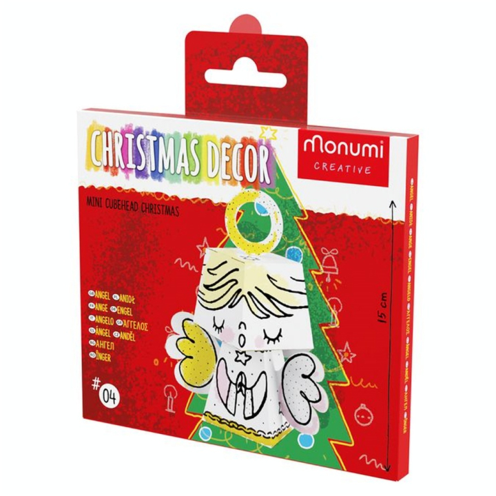 Ange 3D à colorier Christmas Decor 15 cm - Monumi Creative - Rougier et Plé