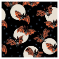 Coupon de Tissu Full Moon 50 x 110 cm Chauve-souris - Dashwood - Rougier et Plé