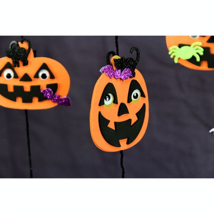 Fil Halloween 3 x 10 m Blanc-Orange/Noir-Noir - CTOP - Rougier et Plé