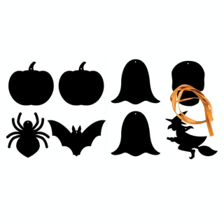 Décoration Halloween à gratter 8 pcs - CTOP - Rougier et Plé