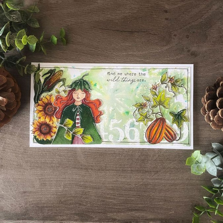 Tampon transparent À la campagne 12 pcs - Chou & Flowers - Rougier et Plé