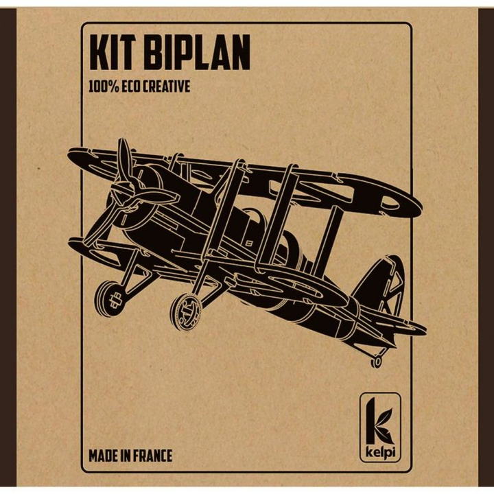 Maquette Avion Biplan XL 65 x 57 cm - Kelpi - Rougier et Plé