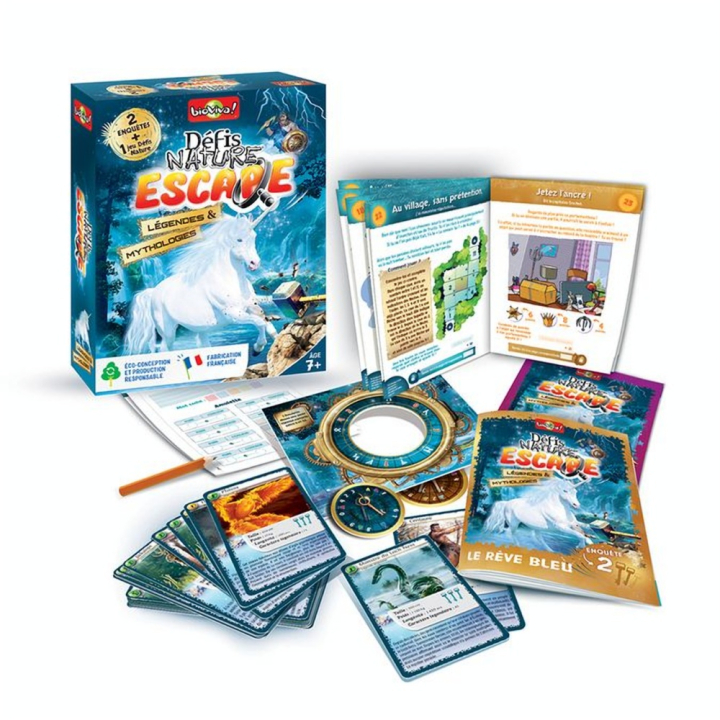 Jeu de cartes Défis Nature Escape Légendes et Mythologie - Bioviva - Rougier et Plé