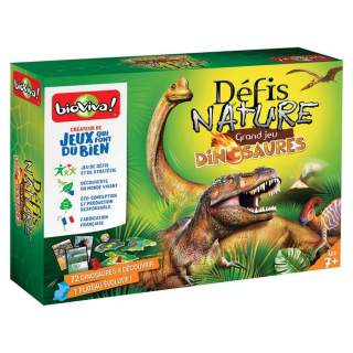 Jeu de cartes Défis Nature Grand Jeu Dinosaures - Bioviva - Rougier et Plé