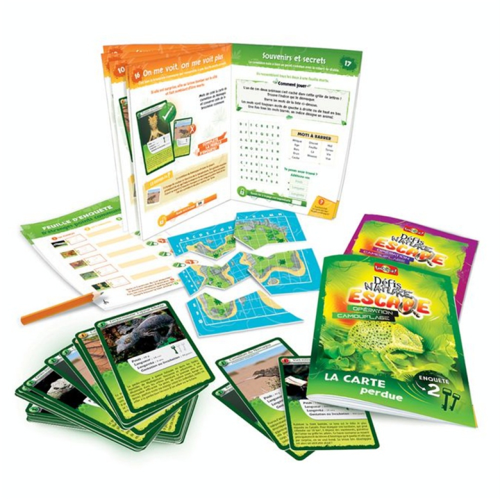 Jeu de cartes Défis Nature Grand Jeu Dinosaures - Bioviva - Rougier et Plé