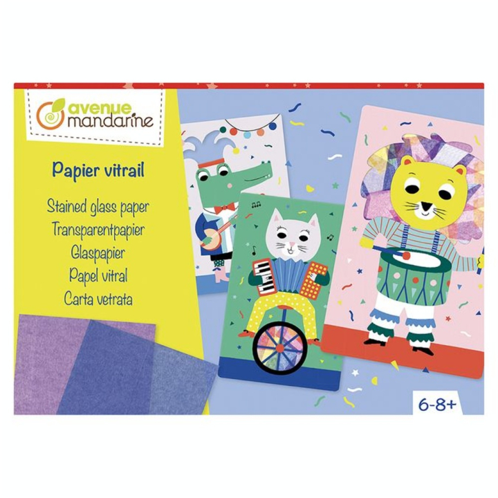 Boîte créative Papier Vitrail - Avenue Mandarine - Rougier et Plé