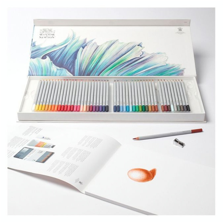 Crayon de couleur Studio Collection Coffret 50 pcs - Winsor & Newton - Rougier et Plé