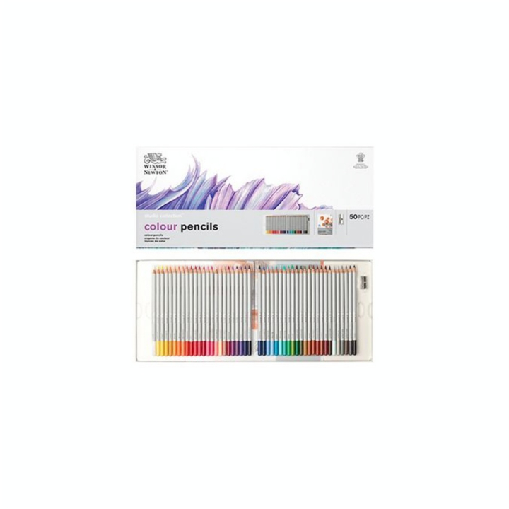 Crayon de couleur Studio Collection Coffret 50 pcs - Winsor & Newton - Rougier et Plé
