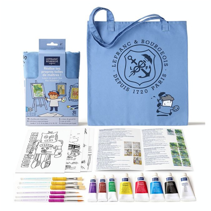 Kit Peinture Enfant Petit Chef d'œuvre - Lefranc Bourgeois - Rougier et Plé
