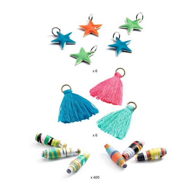 DIY À créer Perles de papier et Bracelets Pop et acidulés - Djeco - Rougier et Plé