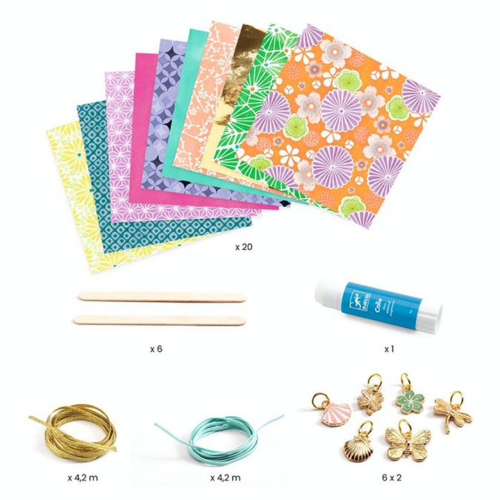 DIY À créer Perles de papier et Bracelets Chics et dorés - Djeco - Rougier et Plé