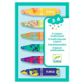 Crayons de cire multicolores 6 pcs - Djeco - Rougier et Plé