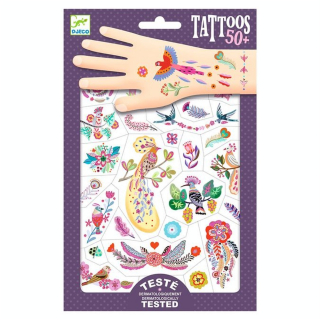 Tatouage Plume Color - Djeco - Rougier et Plé