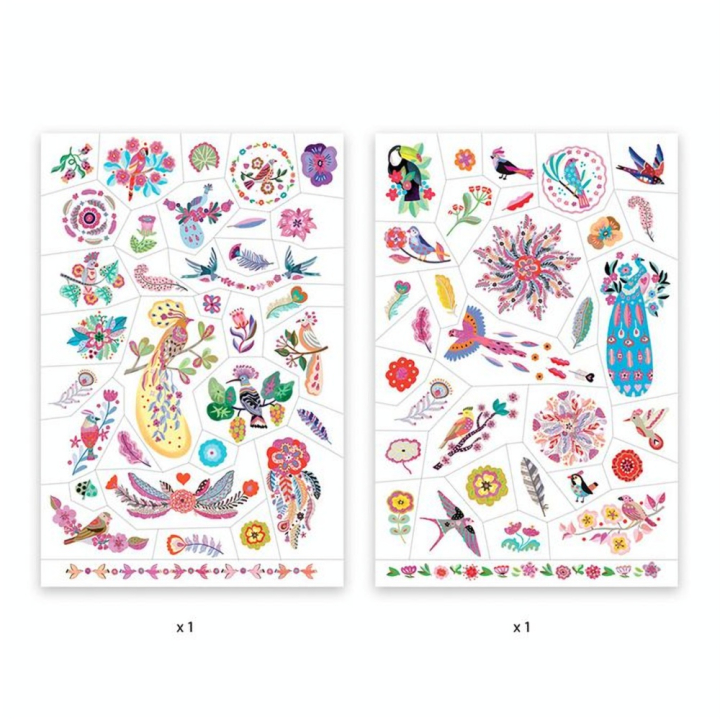Tatouage Plume Color - Djeco - Rougier et Plé