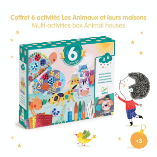 Coffret Multi-activité Les Animaux et leurs maisons - Djeco - Rougier et Plé