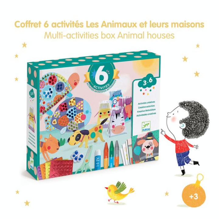 Coffret Multi-activité Les Animaux et leurs maisons - Djeco - Rougier et Plé