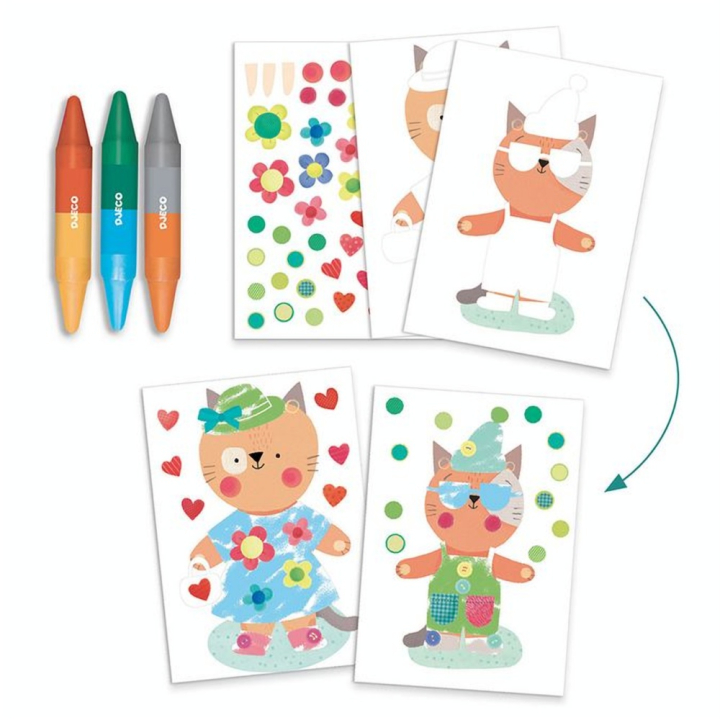 Coffret Multi-activité Les Animaux et leurs maisons - Djeco - Rougier et Plé