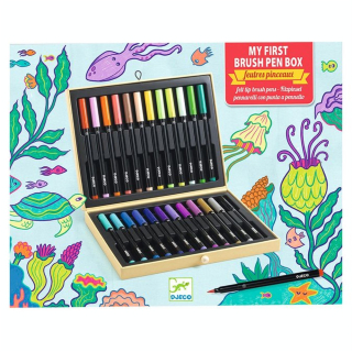Coffret Mes Premiers Feutres Pinceaux - Djeco - Rougier et Plé