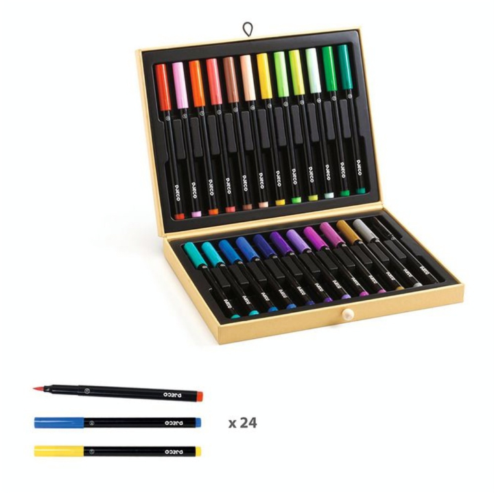Coffret Mes Premiers Feutres Pinceaux - Djeco - Rougier et Plé