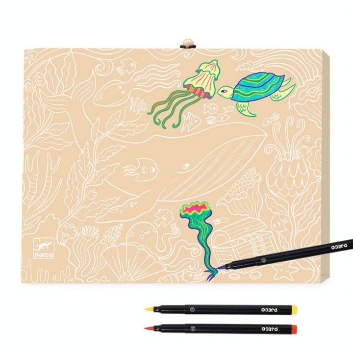 Coffret Mes Premiers Feutres Pinceaux - Djeco - Rougier et Plé