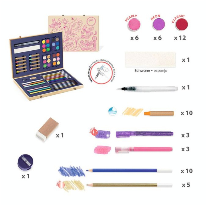 Coffret Artiste Sparkling Color box - Djeco - Rougier et Plé