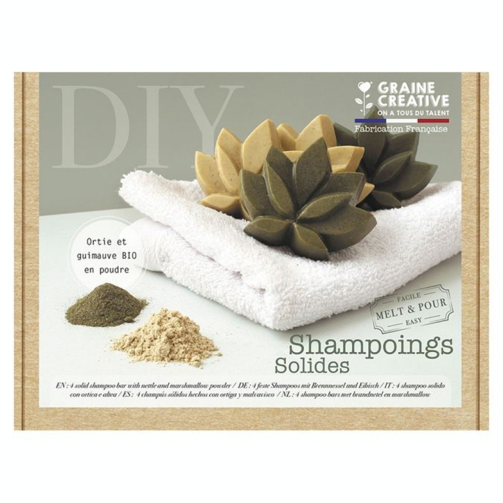 Kit DIY Shampoings solides - Graine Créative - Rougier et Plé