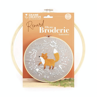 Kit de broderie Renard - Graine Créative - Rougier et Plé