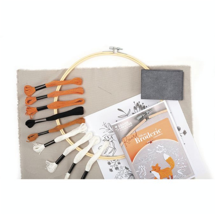 Kit de broderie Renard - Graine Créative - Rougier et Plé