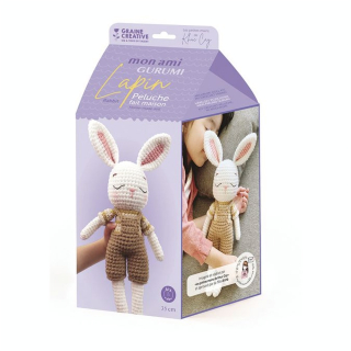 Kit crochet Mon Ami Gurumi Lapin - Graine Créative - Rougier et Plé