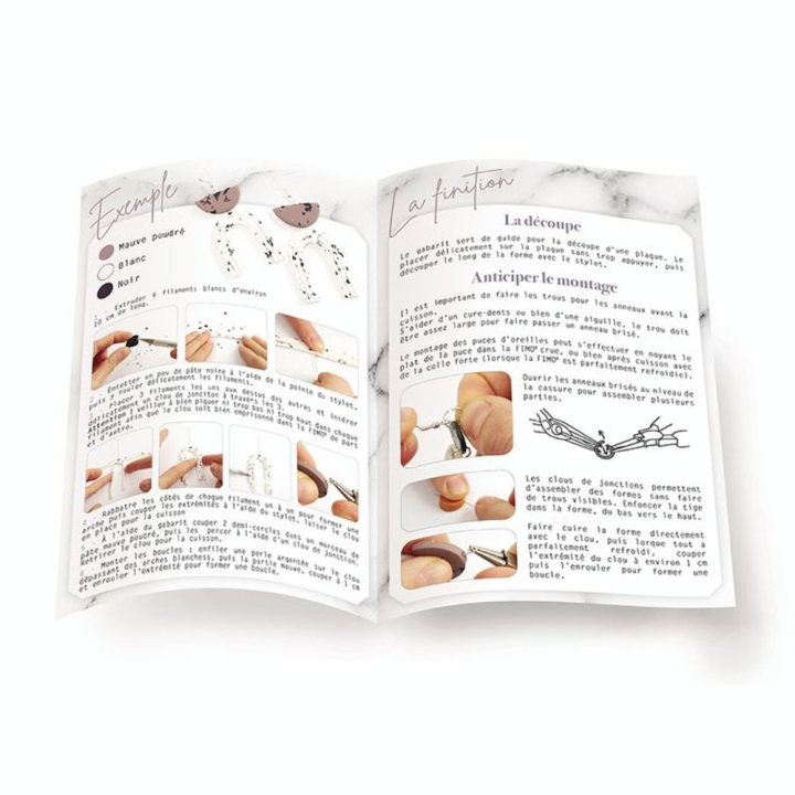 Coffret Fimo Bijoux Line Art - Graine Créative - Rougier et Plé