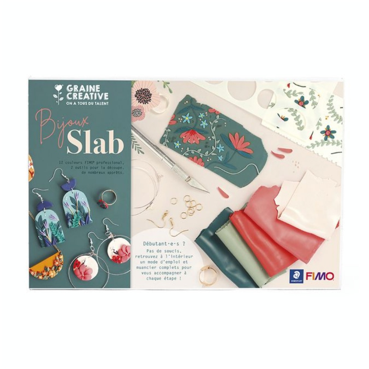 Coffret Fimo Bijoux Slab - Graine Créative - Rougier et Plé
