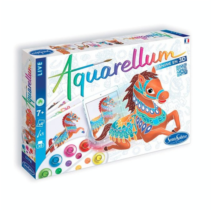 Aquarellum 3D Live Chevaux - Sentosphère - Rougier et Plé