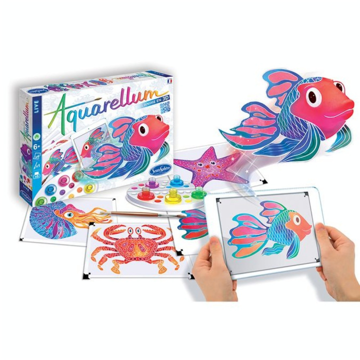 Aquarellum 3D Live Fonds Marins - Sentosphère - Rougier et Plé