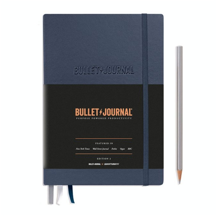 Bullet Journal Edition 2 Medium A5 120g/m² 206 p Blue22 - Leuchtturm1917 - Rougier et Plé