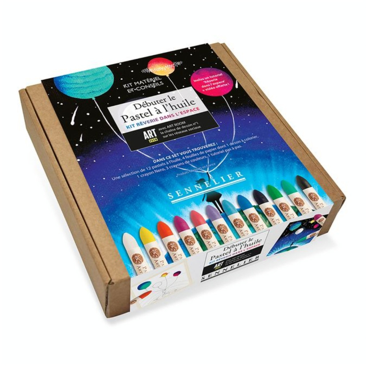 Kit Pastel à l'huile Rêverie dans l'espace avec Art Room - Sennelier - Rougier et Plé