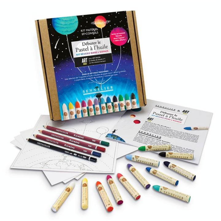 Kit Pastel à l'huile Rêverie dans l'espace avec Art Room - Sennelier - Rougier et Plé