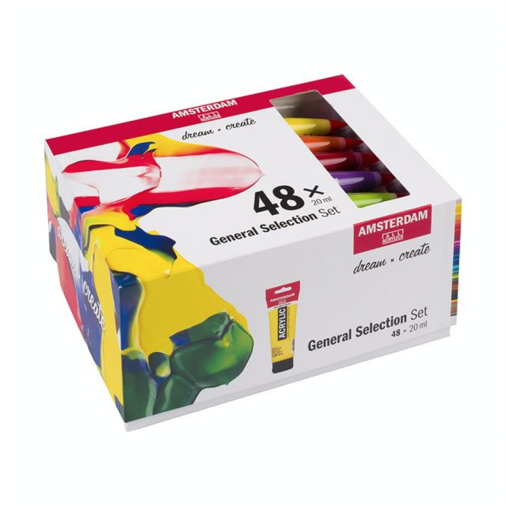 Peinture Acrylique 48 x 20 ml - Amsterdam - Rougier et Plé
