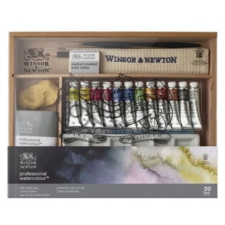 Aquarelle Extra-Fine Coffret Atelier 20 pcs - Winsor & Newton - Rougier et Plé