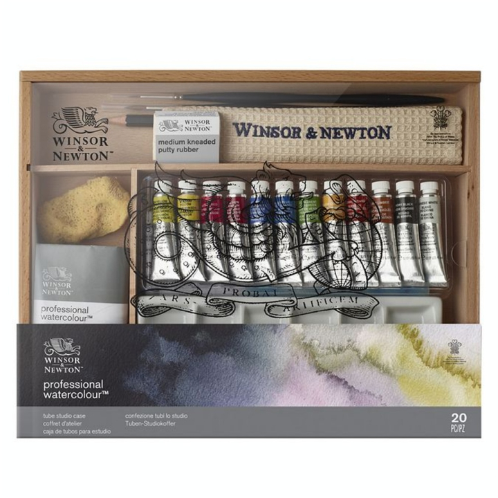 Aquarelle Extra-Fine Coffret Atelier 20 pcs - Winsor & Newton - Rougier et Plé