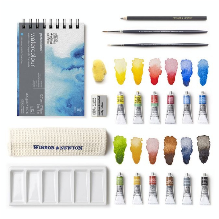 Aquarelle Extra-Fine Coffret Atelier 20 pcs - Winsor & Newton - Rougier et Plé
