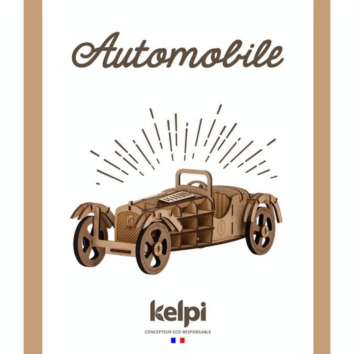 Maquette Voiture en bois 10.5 x 27.5 cm - Kelpi - Rougier et Plé