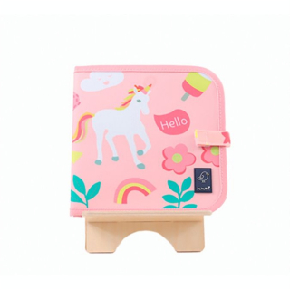 Carnet à dessin effaçable Doodle it & Go 20 x 20 cm Licorne - Jaq Jaq Bird - Rougier et Plé