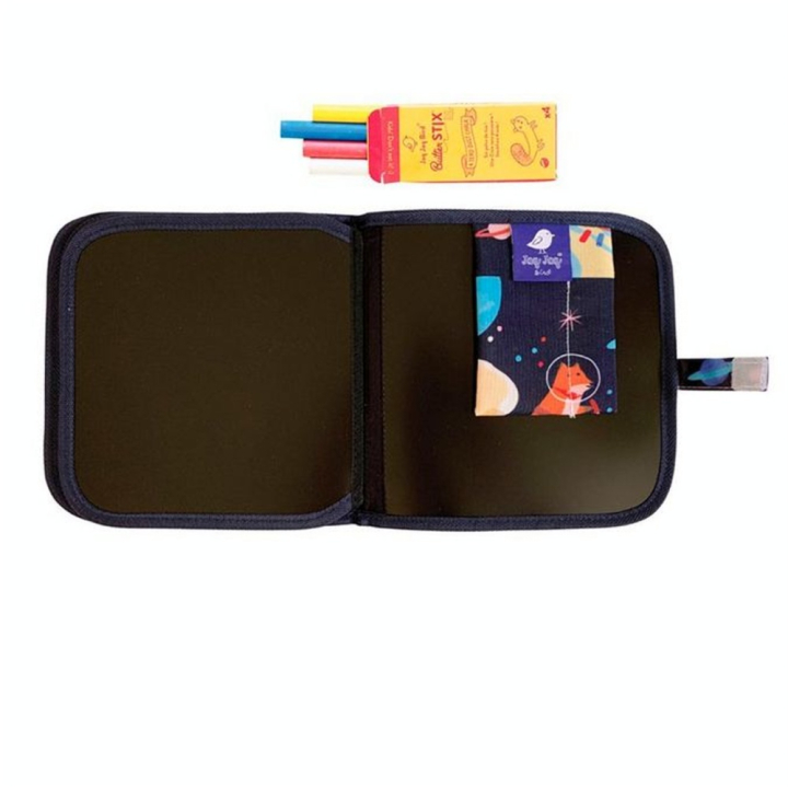 Carnet à dessin effaçable Doodle it & Go 20 x 20 cm Fusée - Jaq Jaq Bird - Rougier et Plé