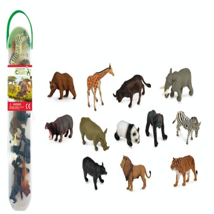 Figurines Animaux sauvages 12 pcs - CollectA - Rougier et Plé