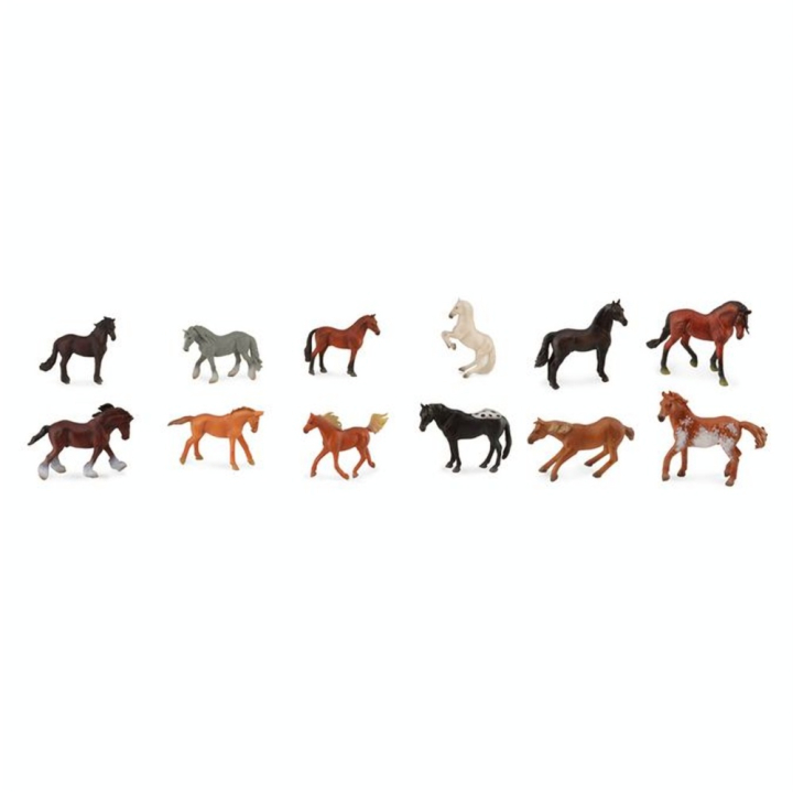 Figurines Chevaux 12 pcs - CollectA - Rougier et Plé