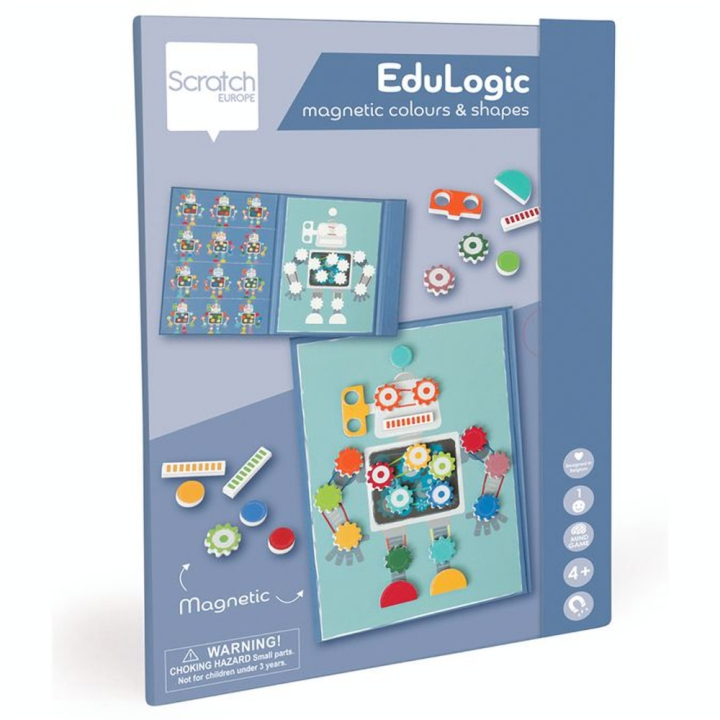 Jeu magnétique Edulogic Couleurs & Formes Robot - Scratch - Rougier et Plé